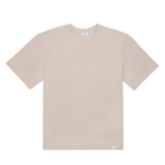 Beige Basic T-shirt