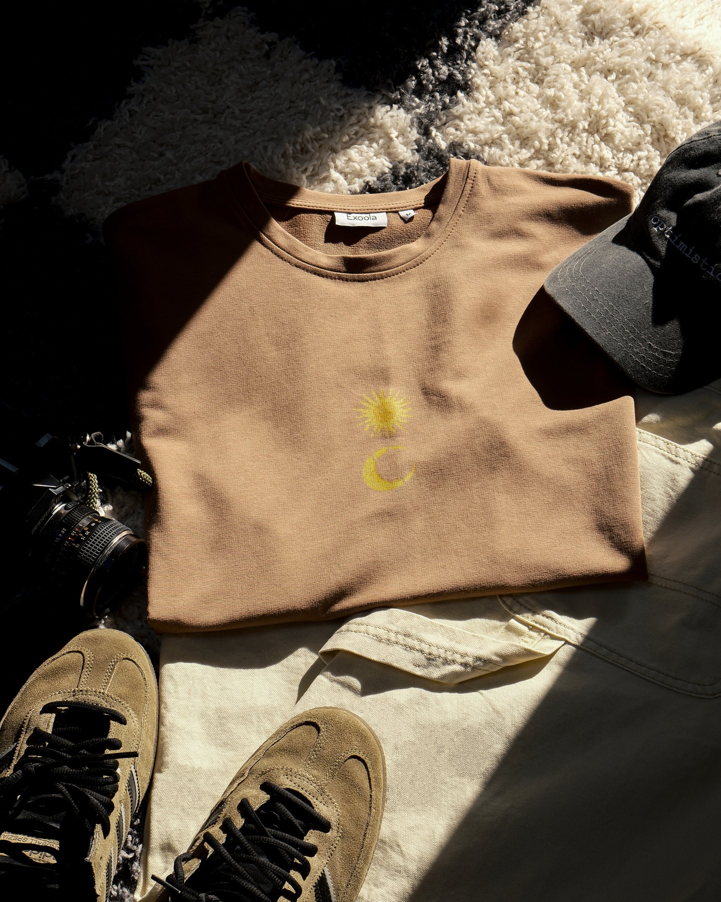 “Sun n moon” Relaxed fit T-shirt